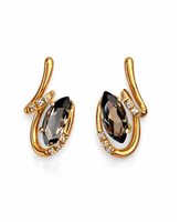 Orecchini Miluna Donna in Oro Quarzo ERD967